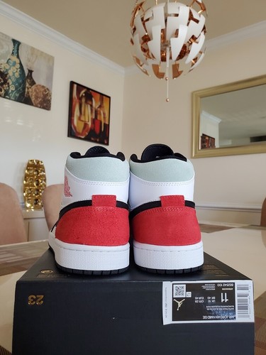 Nike Air Jordan 1 One Mid SE Union Black Toe Low High 852542-100 Gr. 11 - Bild 7 von 9