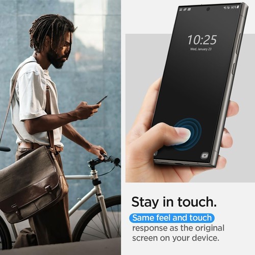 4-Pack For Samsung S25 Plus S25 Ultra 5G Clear Screen Protector Tempered Glass - Picture 3 of 30
