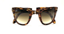 RAY BAN Sunglasses FOLDING WAYFARER Tortoise Brown Gradient RB4105 710/51 50-22