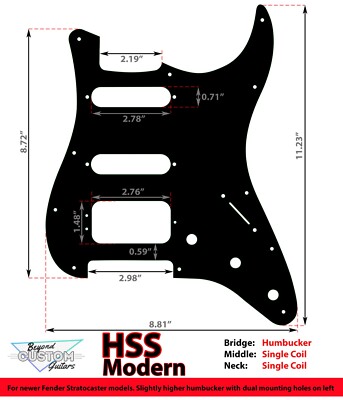 Faux White Leather Textured Pickguard - Fender Stratocaster - USA, SSS HSS HxH