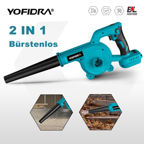 Für Makita 18V Akku Staubgebläse Staubbläser 2 IN 1 Bläser Air Duster Ohne Akku - Afbeelding 1 van 11