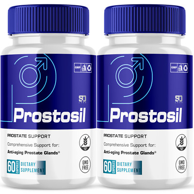 Prostosil Men Pills - Support Prostate Wellness and Urinary Function (2 Pack)