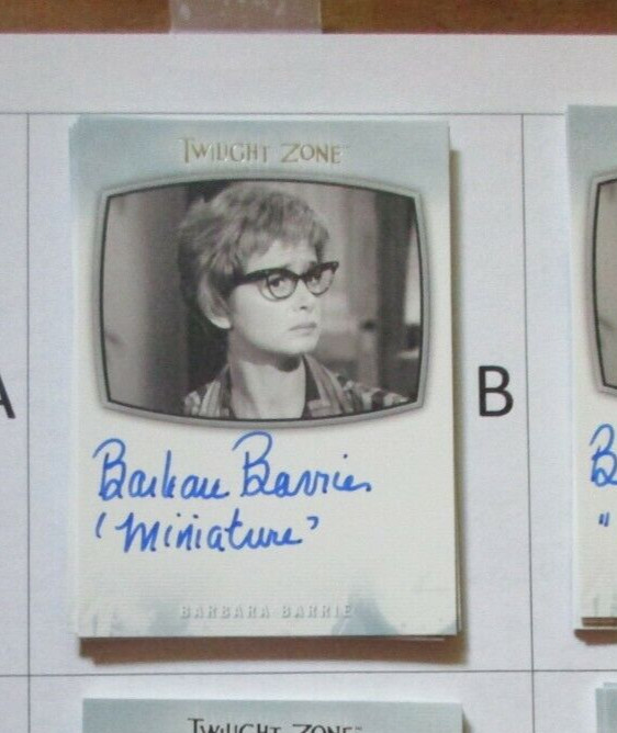 2020 The Twilight Zone Archives Barbara Barrie Inscription Autograph AI-20 - B