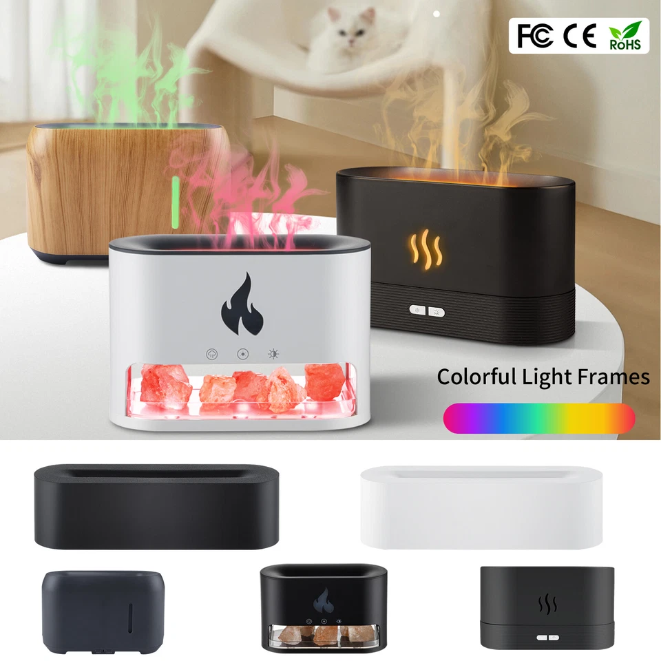 Ultrasonic Aromatherapy Oil Diffuser Aroma Air Humidifier Purifier LED Light USB - image 1 of 1