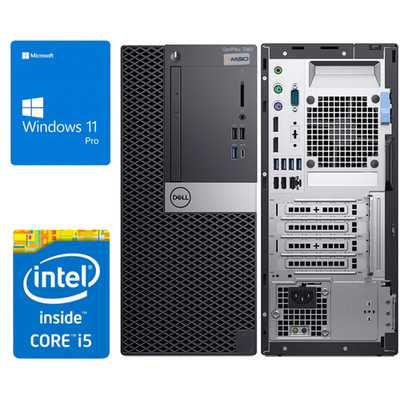 Dell Optiplex 7060 Tower i5-8500 (6 core) DVD 16/32/64GB - 256/512/1024GB Win 11