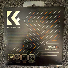 K F Concept NANO-X Series UV Camera Lens Filter Circular Clear, 8K NANO-X 