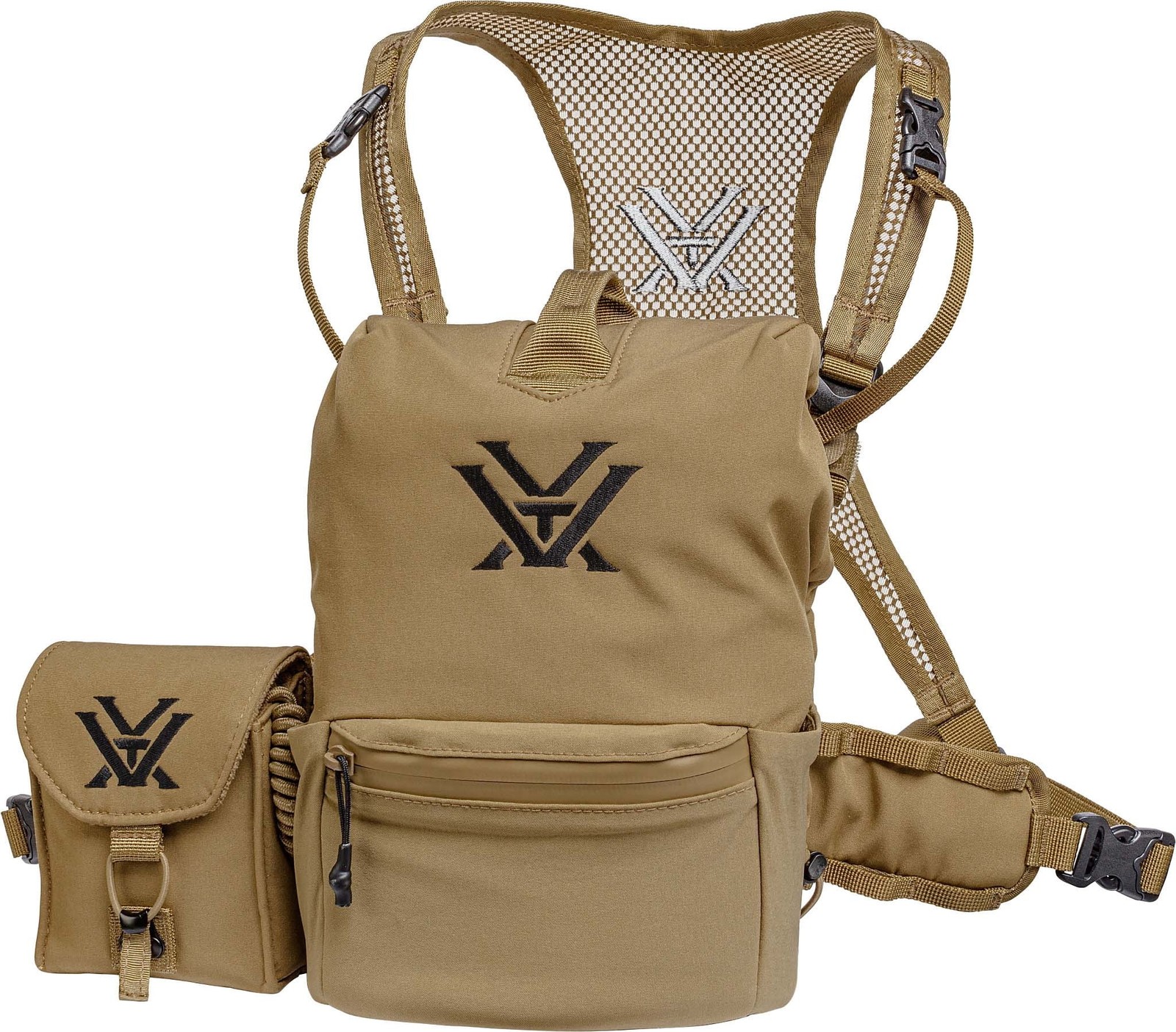 Vortex GlassP Pro Binocular Harness, Tan, Large, 9in, 17oz, P600-L