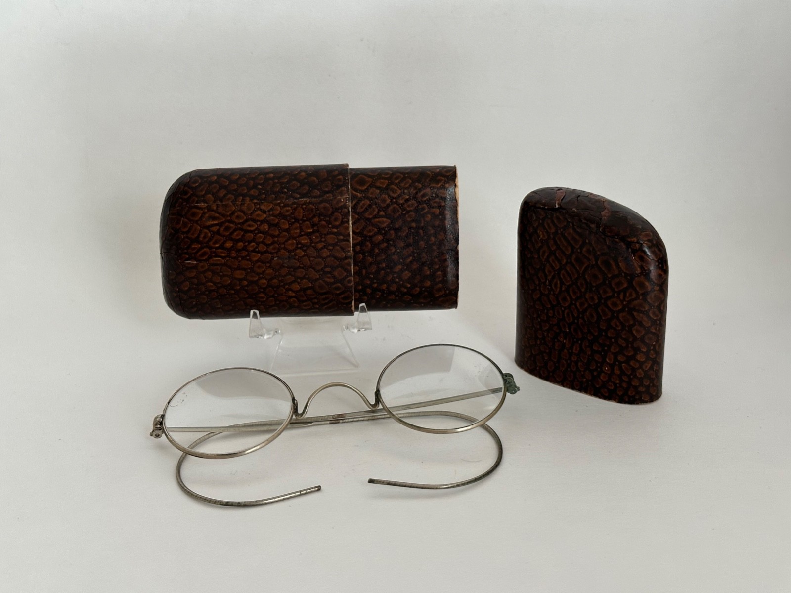Antique Silver Filled Spectacles Round Eyeglasses… - image 7