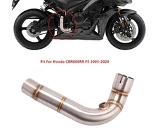 Modified Fit For Honda CBR600RR F5 2005-2020 Exhaust Mid Link Pipe Connect Tube