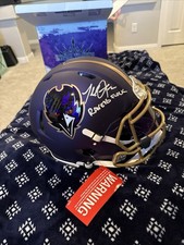 Terrell Suggs Autograph Authentic Helmet
