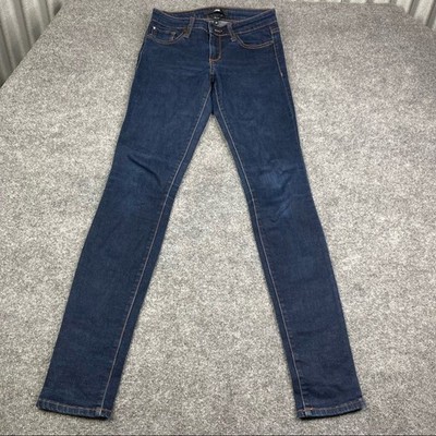 Else Jeans Women's Size 24 High Waist Dark Wash Denim Skinny Indie Sleaze 