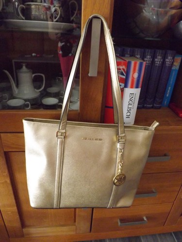 MICHAEL KORS;SCHULTERTASCHE;SHOPPER;GOLD;TOLL!!! - Bild 5 von 11