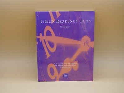 Timed Readings Plus: Book 4 - Paperback By Spargo, Edward -