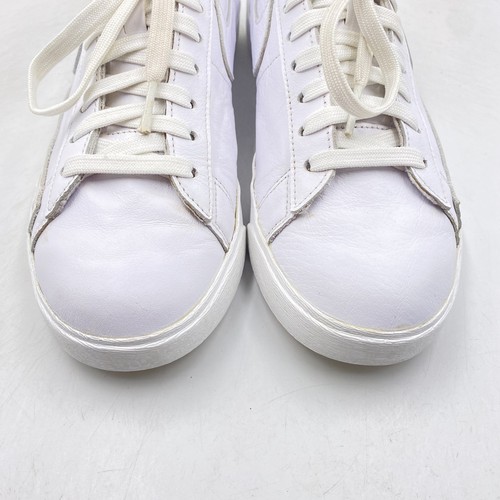 Nike Blazer Low Triple White Sneaker Größe UK 6 Damen Leder Fitness Freizeit - Bild 3 von 8