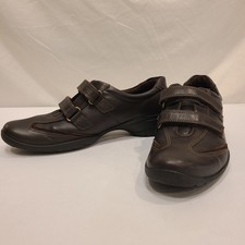 ECCO Women's Shoe Brown Leather Adjustable Straps - Size US 10-10.5 EU 41 