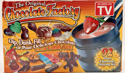 Brand New VTG Original Chocolate Factory As Seen On TV 92 Piece Kit - Complete
