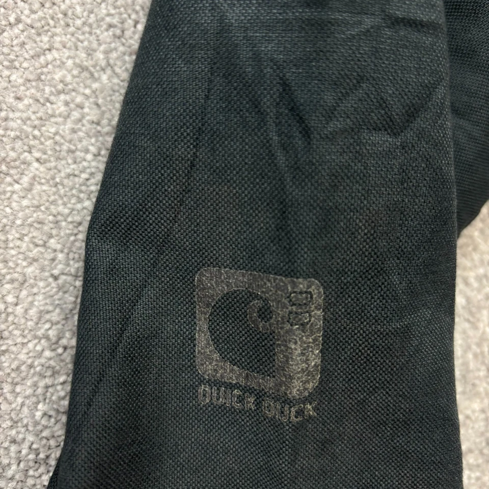 Carhartt Jacket Adult Medium Black Quick Duck Lined Bomber Chore Coat Men - Image 4 of 4