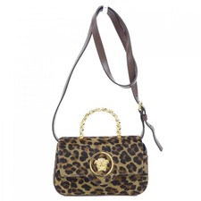 Versace La Medusa Bag Women Brown One Size