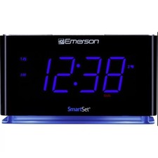 Alarm Clock Radio with Bluetooth Speaker Large LED Display Night Light for