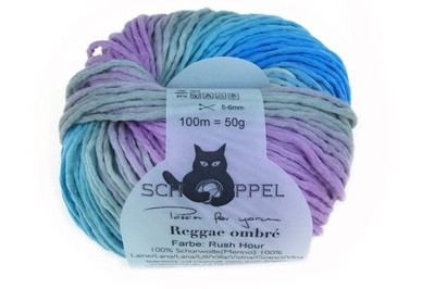 Reggae ombre  50g  Schoppel Farbe 2307 - Rush Hour  Merinowolle