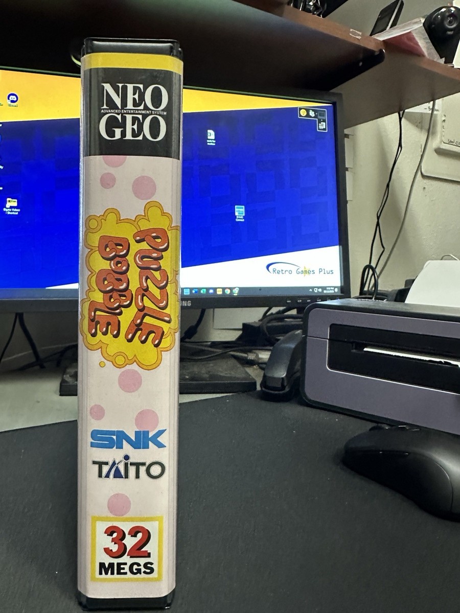 NEO GEO AES ROM Puzzle Bobble MVS Convert Reproduction Art | eBay