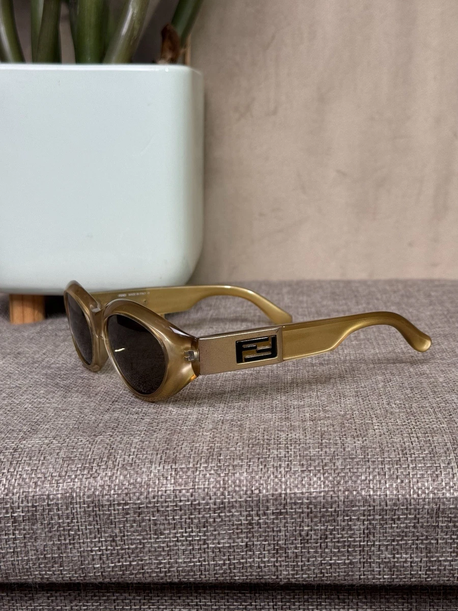 Fendi Gold with Vintage Sunglasses for Women for sale | eBay