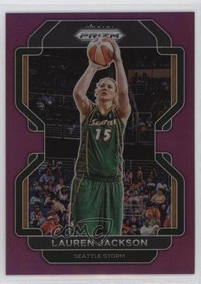 2022 Panini Prizm WNBA Purple Prizm 46/99 Lauren Jackson #10 r5f