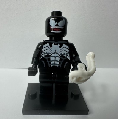 Venom Minifigure Spider-Man Villain Symbiote Custom Figure Compatible Bricks