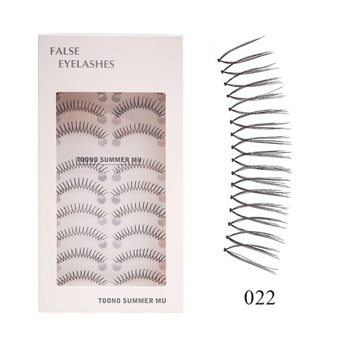 Natural Fairy U Shape False Eyelashes Transparent Strip Reusable Big Eyes - Picture 11 of 11