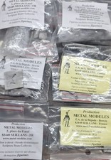 Lot 6  Figurines Plomb 54mm Metal Modèles  1er Empire