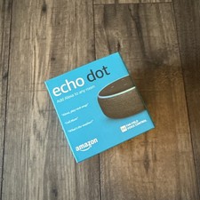 Image of Amazon Echo Dot 3rd Gen Smart Speaker Alexa Charcoal Voice Control brand new