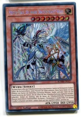 Yu-Gi-Oh! MEister Peace der Wahre Drachoschlacht König Secret Rare BLMM-DE127