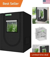 Indoor 36" Reflective Grow Tent with Durable Steel Frame & Easy Access Door