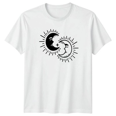 Himmlische Sonne Mond Stern Spirituell T-Shirt Boho Celestial Spiritualität Geburtstag