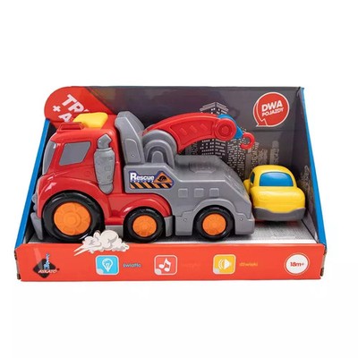 6901440123691 Zestaw autek 2w1 - Dźwig i mini autko Askato