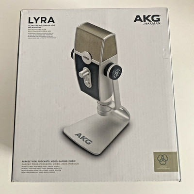 AKG C44-USB Lyra Recording Streaming USB Microphone Ultra-HD New