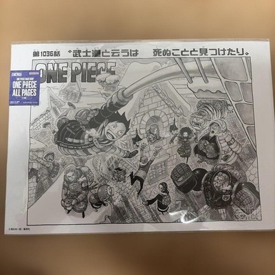 One Piece Straw Hat Crew Chapter 1036 All Pages Print Art New