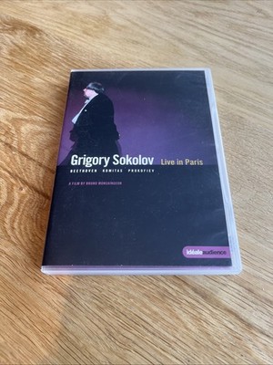 Grigori Sokolov Live in Paris DVD Beethoven,Komitas,Prokofiev