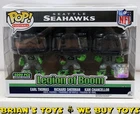 Funko Pop NFL Football Seattle Seahawks Legion of Boom Vinyl Figure Pack NR