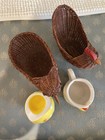 Cute Set Of Four Chicken Decor Accessories Farmcore — photo 4
