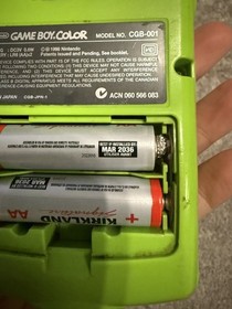 Nintendo Game Boy Color Handheld System Tested For Power & Powers On read info