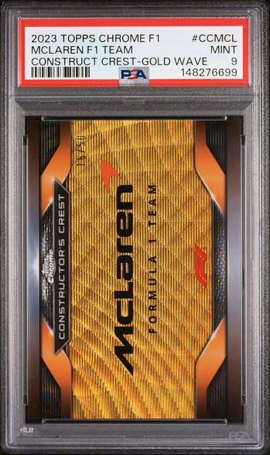 2023 Topps Chrome Formula 1 F1 Constructors Crest Mclaren F1 Team #CCMCL view 1