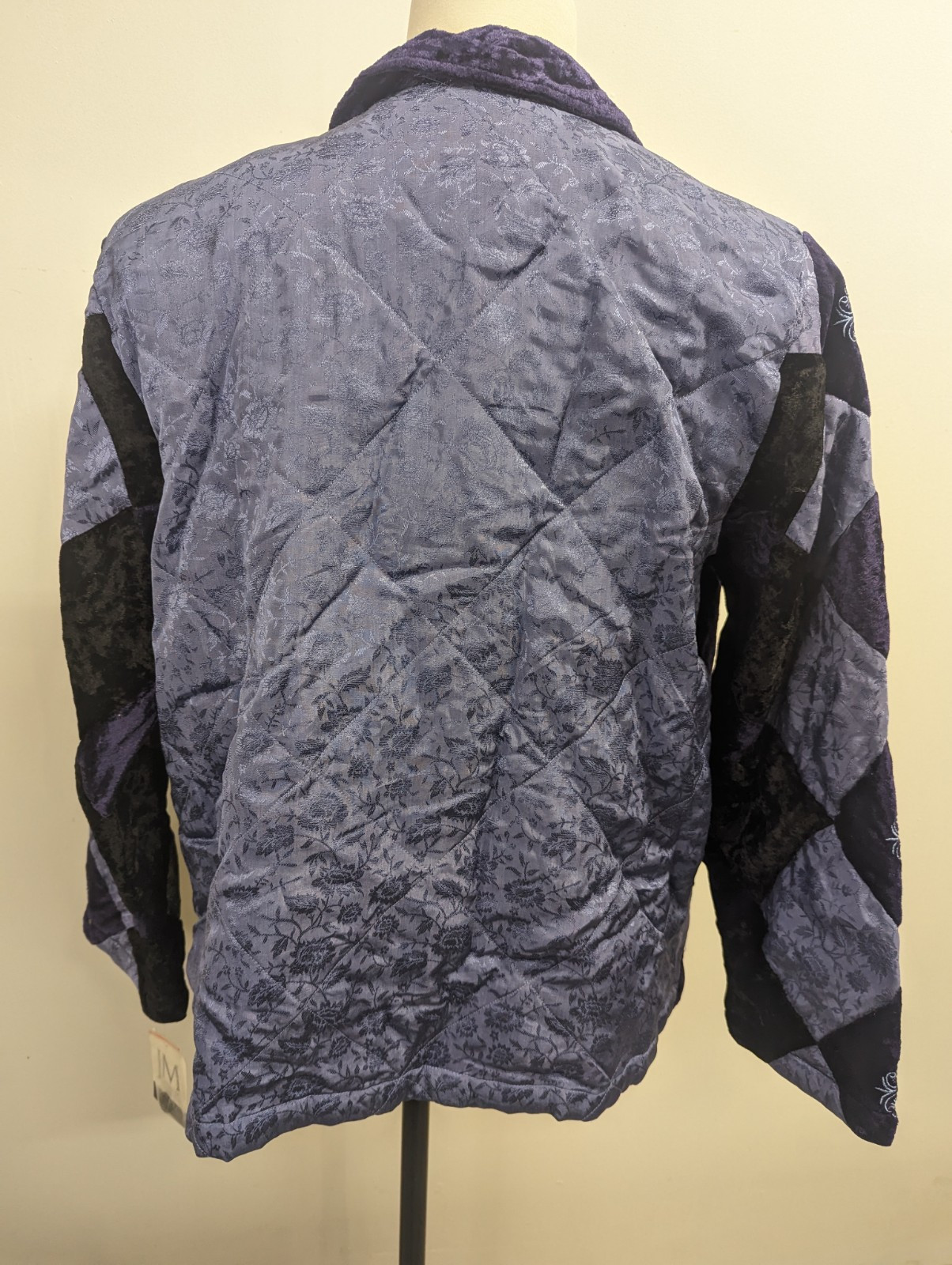 90s Quilted Patchwork Jacket Size Large Vintage J… - image 6