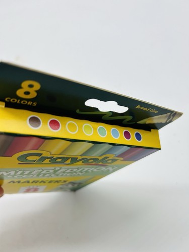 Crayola Limited Edition 8 Retired Colors Marker Set, Brand New, Rare, Broad Line - Picture 3 of 4