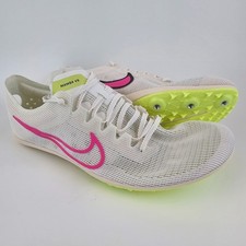 Nike Zoom Mamba 6 Sail Fierce Pink Track Spikes Cleats Men's Size 9.5