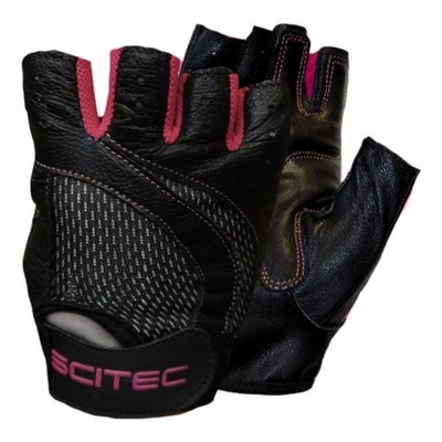Scitec Nutrition Handschuhe Pink Style versch. Größen Atmungsaktiv Leder NEU 