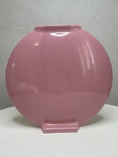Vase Lenticulaire Design Rose Vintage Céramique Ø 26 cm Très bon état