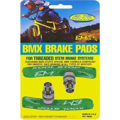 Kool-Stop T6 BMX V-Brake Bremsbeläge, 78,5mm, asymmetrisch, grün
