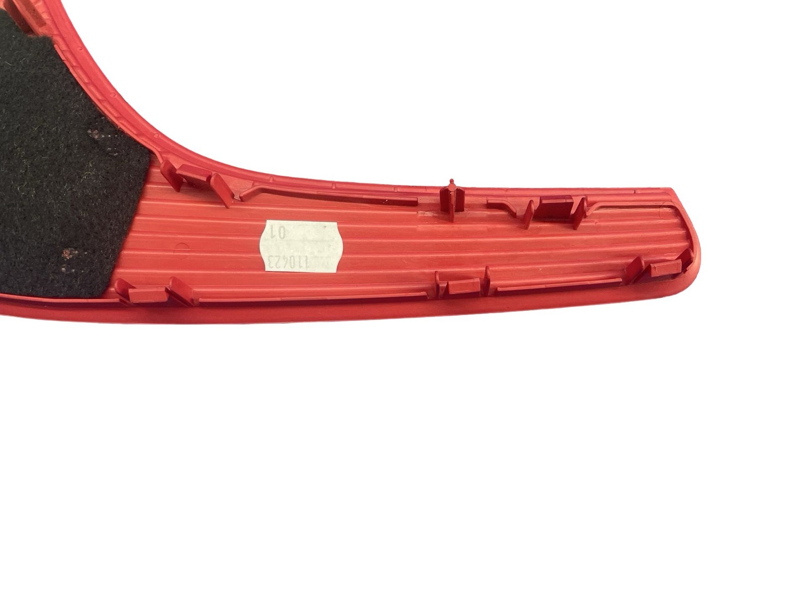 2017-2023 AUDI R8 V10 4S FRONT LEFT DOOR SPEAKER GRILLE TRIM COVER PANEL RED