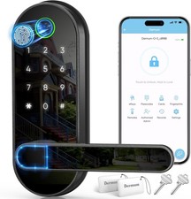 Keyless Entry Fingerprint Digital Smart Lock with Handle  Keypad:
